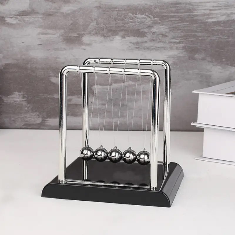 Newton Cradle Large - Bolas de equilibrio de péndulo de
