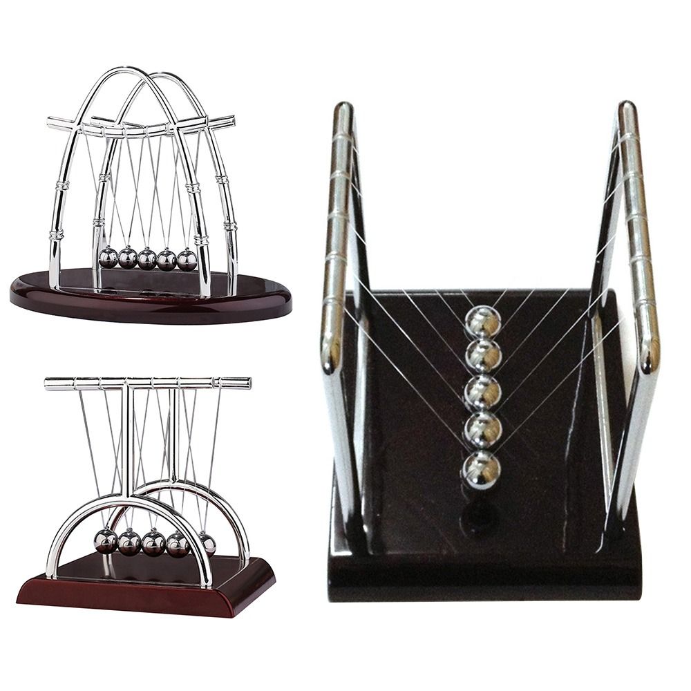 Newton Cradle Large - Bolas de acero de equilibrio para