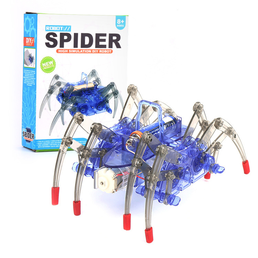 Science Project Kit - Kit de robot araña biónico eléctrico,