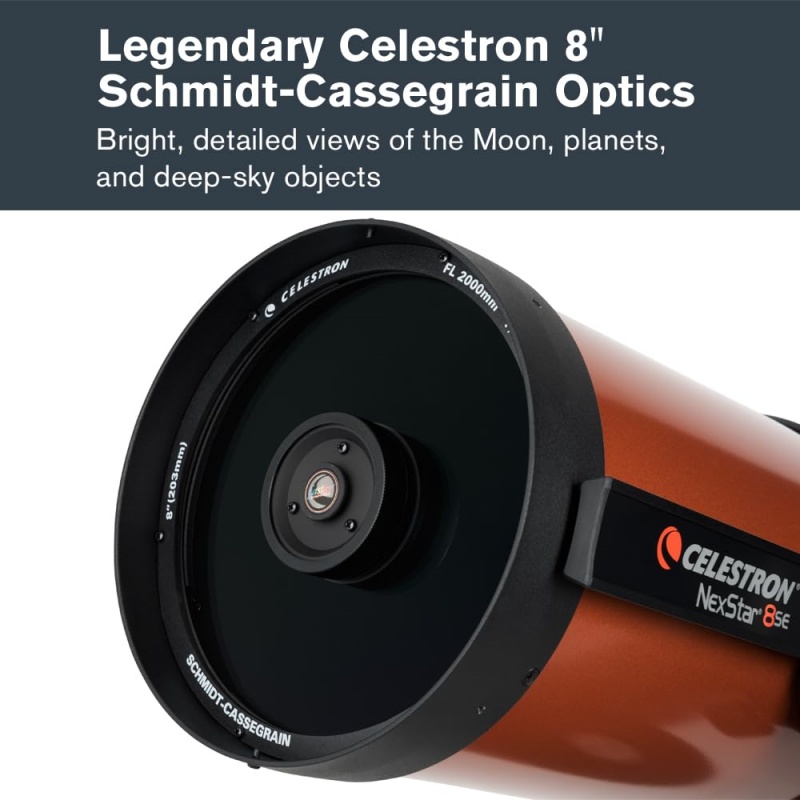 Telescopio Astronómico Computa - Celestron Telescope Nexstar 8Se reseña y precio
