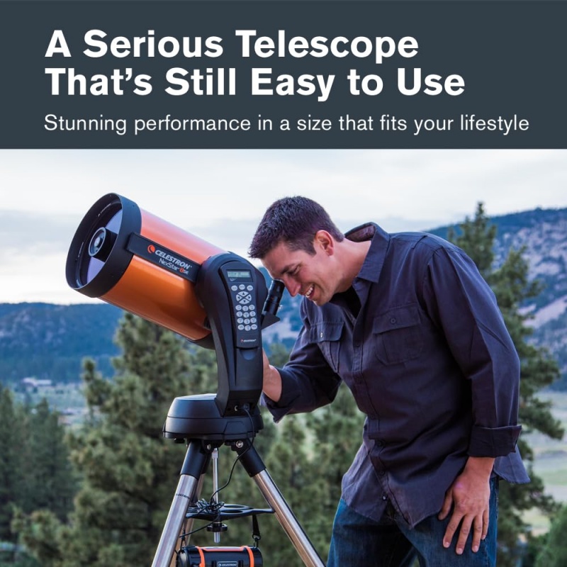 Telescopio Astronómico Computa - Celestron Telescope Nexstar 8Se reseña y precio