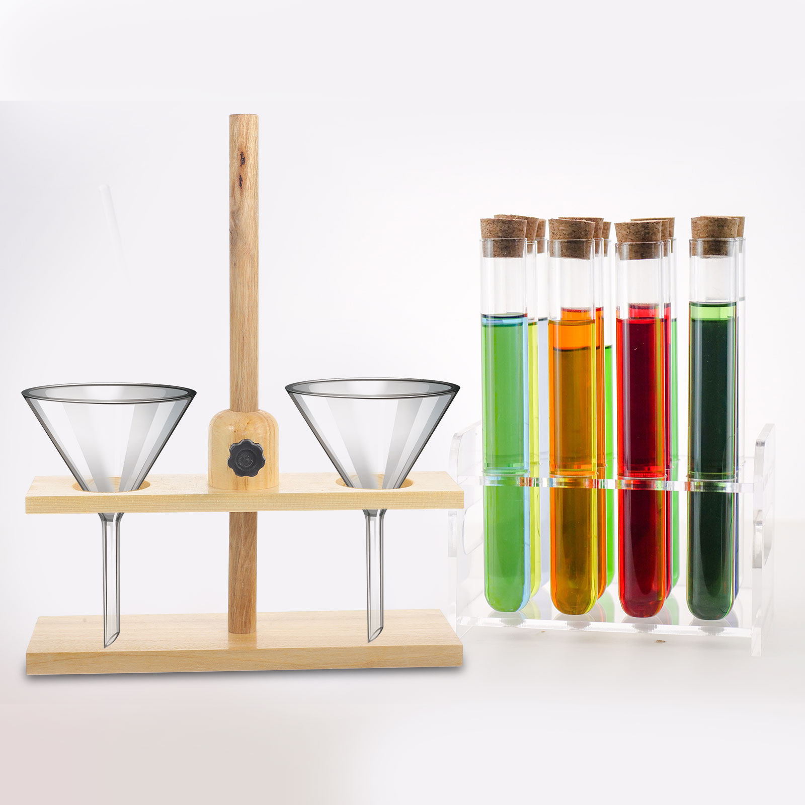Soporte de embudo de doble ori - Science Experiment reseña y precio