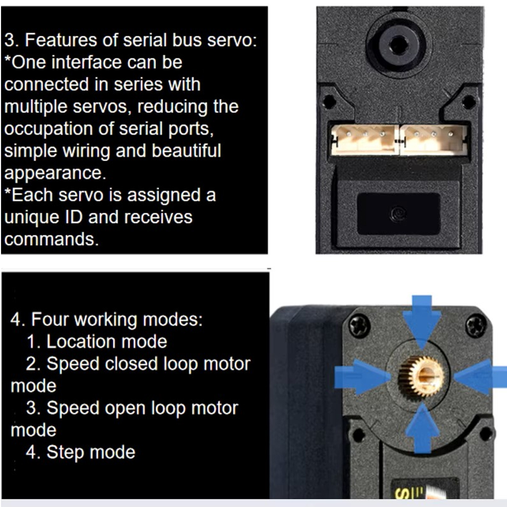Feetech ST3215-C046/C001/C044  - Robot Arm Motor reseña y precio