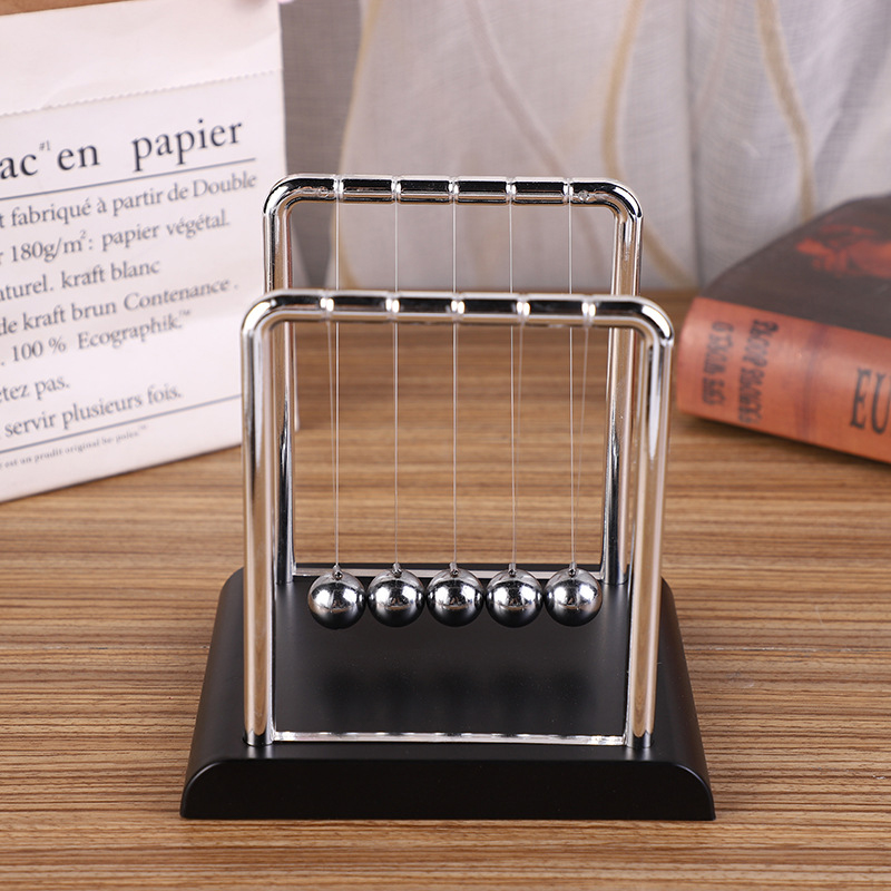Cuna de Newton, bola de acero  - Newton Cradle Large reseña y precio