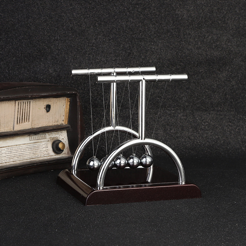 Cuna de Newton, bola de acero  - Newton Cradle Large reseña y precio