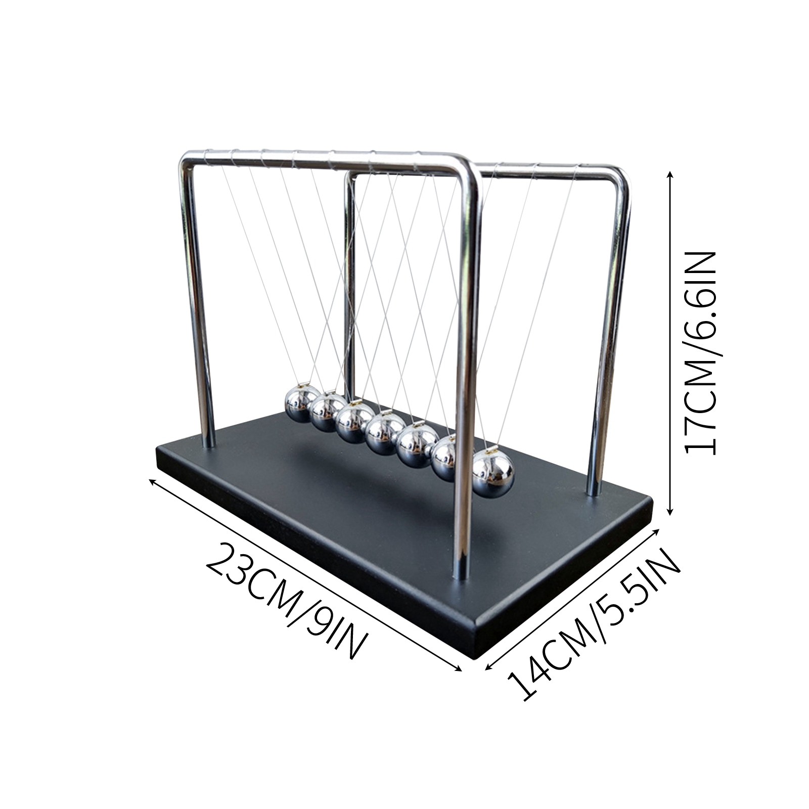 Bola de péndulo de Newton curv - Newton Cradle Large reseña y precio