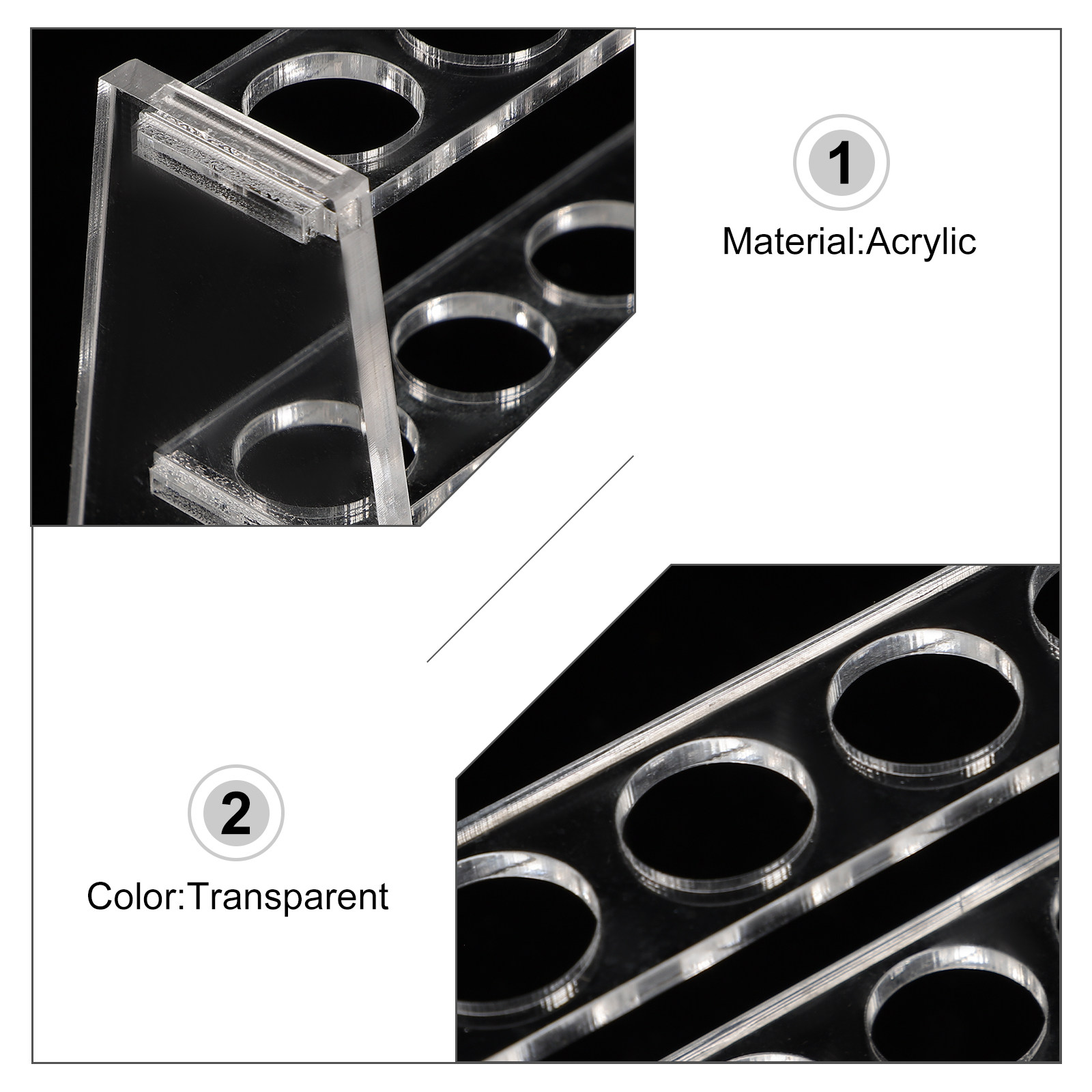 2 Soportes de Acrílico Transpa - Science Experiment reseña y precio