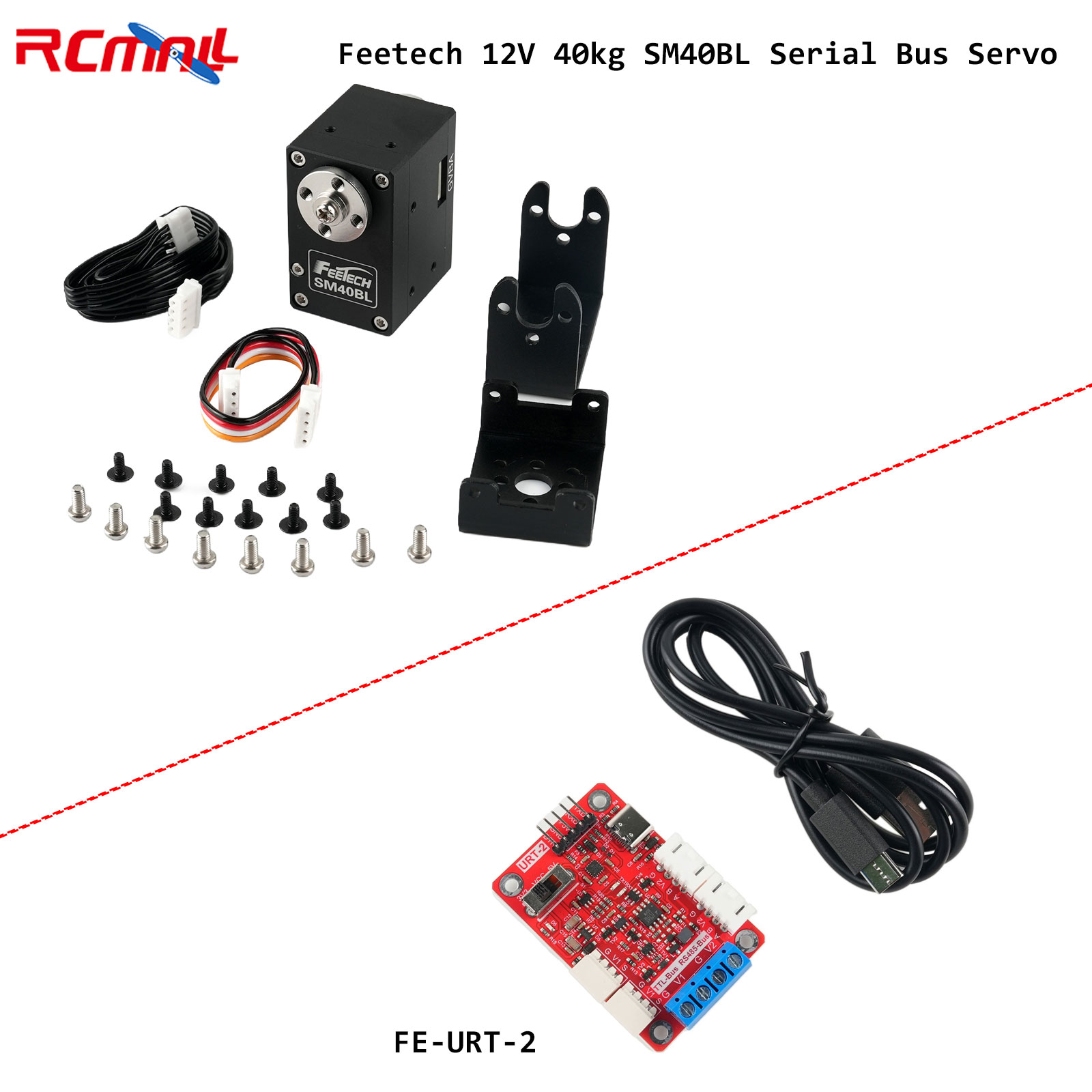 Servo Feetech 12V 40kg SM40BL  - Robot Arm Motor reseña y precio