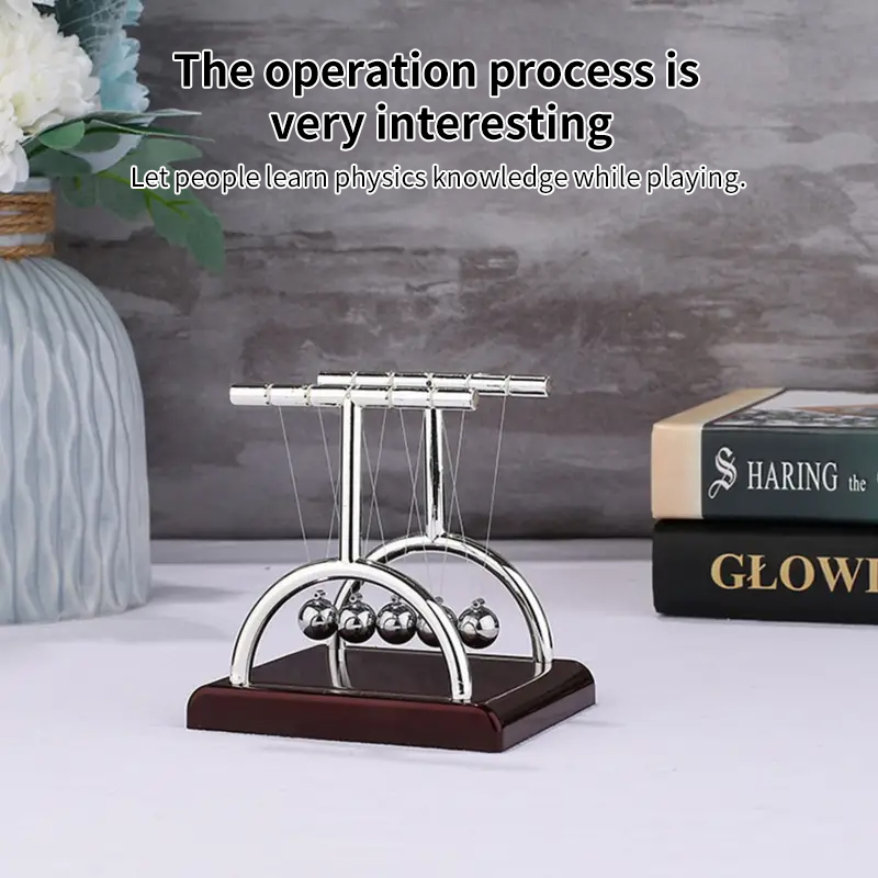 Bolas de equilibrio de péndulo - Newton Cradle Large reseña y precio