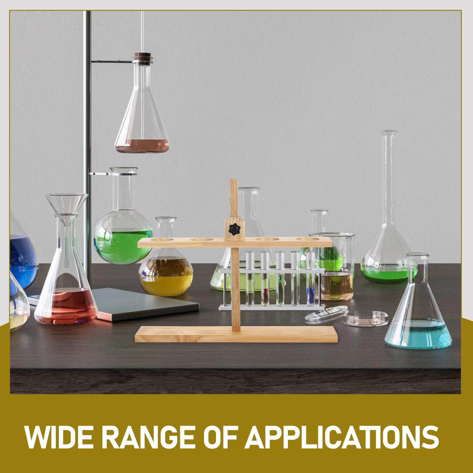 Soporte de embudo de madera aj - Science Experiment reseña y precio