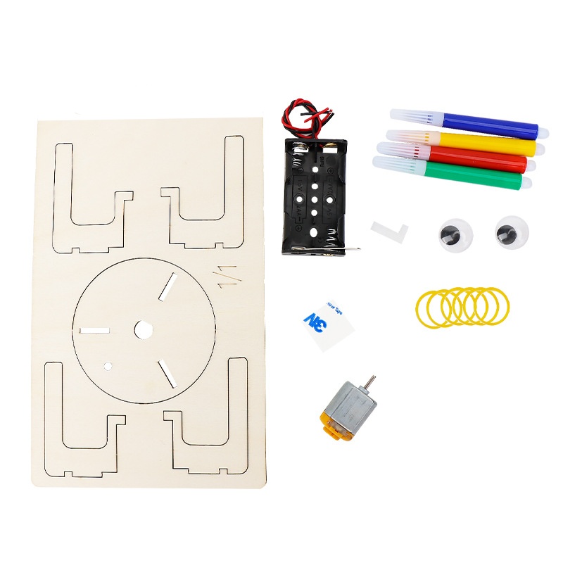 DIY vibración eléctrica Graffi - Science Project Kit reseña y precio