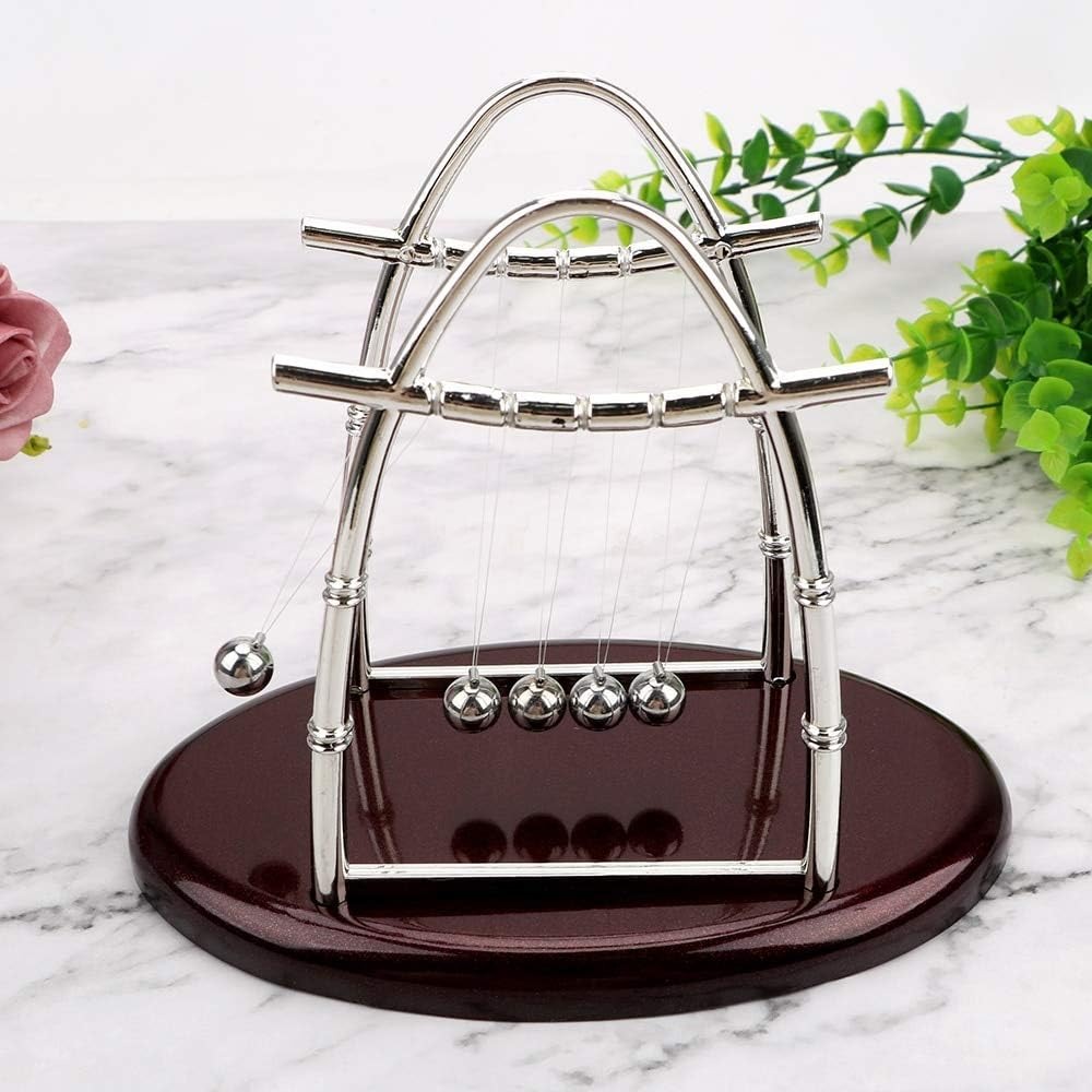 Bolas de acero de equilibrio d - Newton Cradle Large reseña y precio