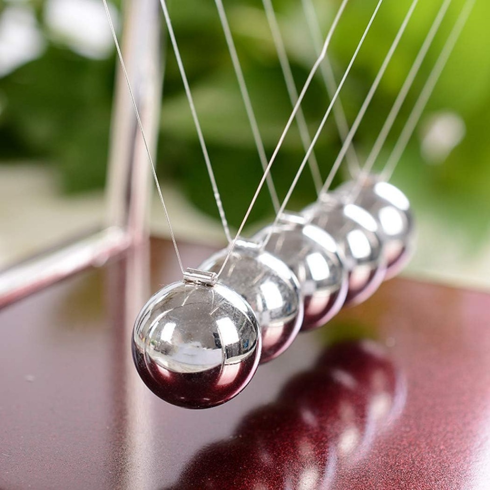 Bolas de acero de equilibrio d - Newton Cradle Large reseña y precio