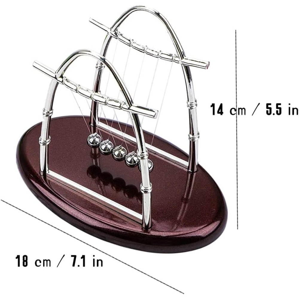 Bolas de acero de equilibrio d - Newton Cradle Large reseña y precio