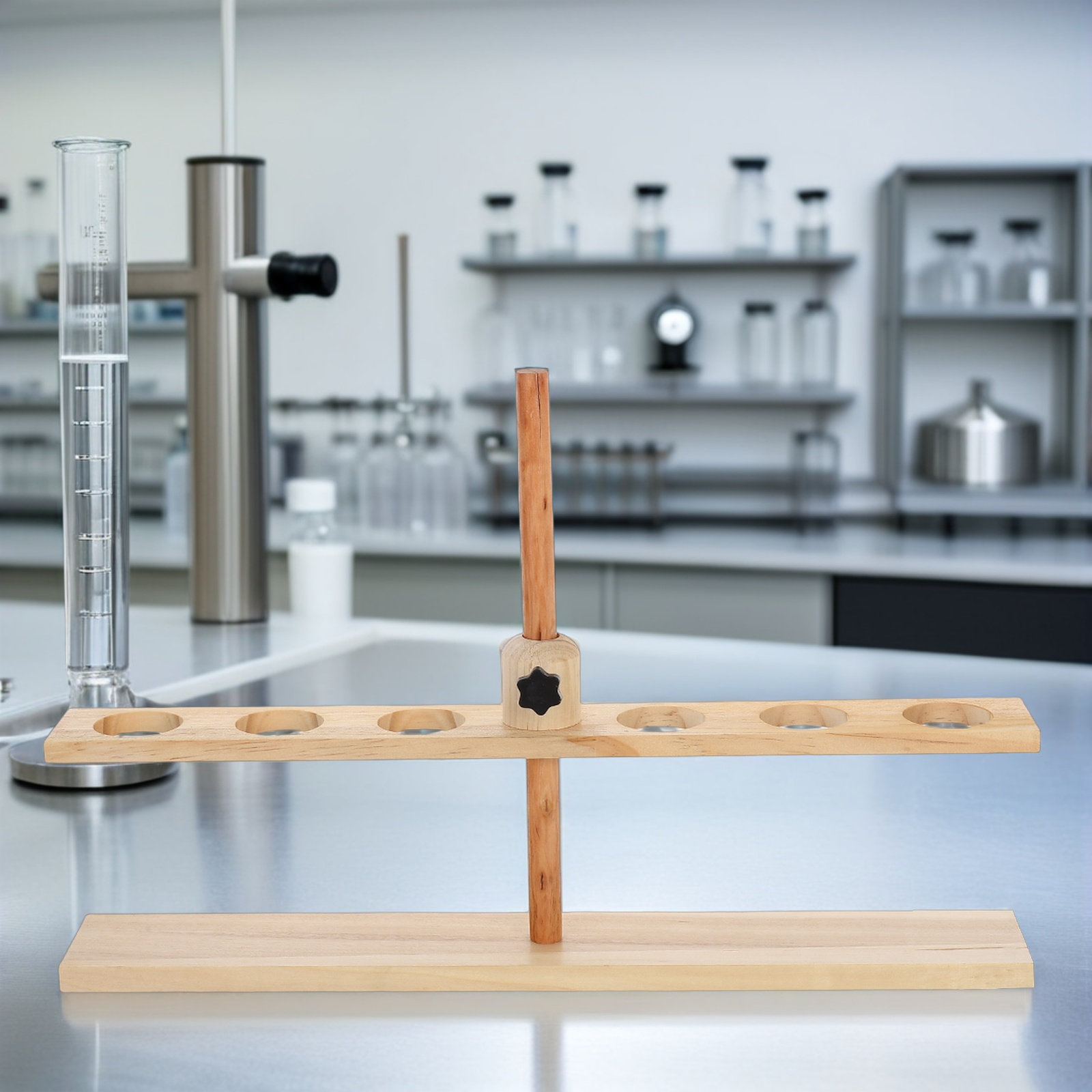 Soporte de Madera para 6 Funil - Science Experiment reseña y precio